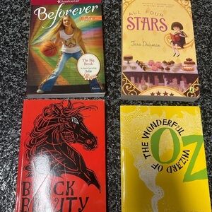 Books Children Teen All Four Stars, black beauty, OZ, American Girl Lot of 4